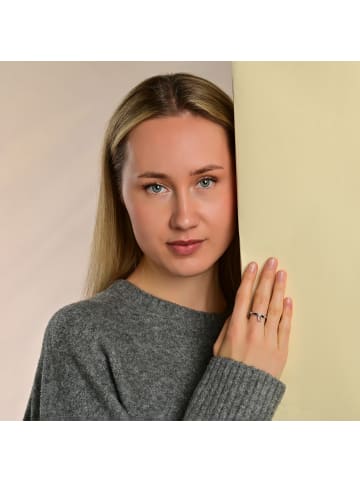 Adeliás Damen Anhänger aus 925 Silber mit Zirkonia in silber