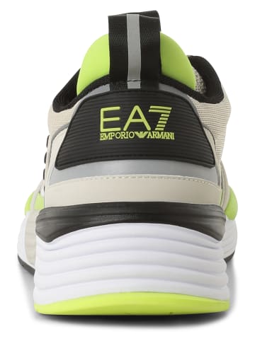 EA7 Sneaker in ecru grün