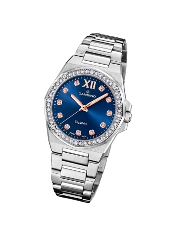 Candino Analog-Armbanduhr Candino Elegance silber mittel (ca. 34mm)