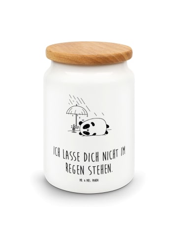Mr. & Mrs. Panda Kaffeedose Panda Freundschaft mit Spruch in Weiß