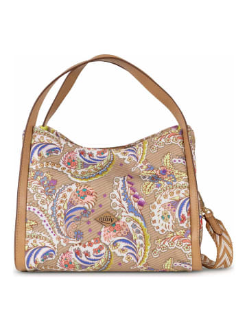 Oilily Lakshmi Paisley Schultertasche 22 cm in amber gold