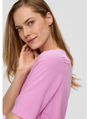 s.Oliver Bluse kurzarm in Pink