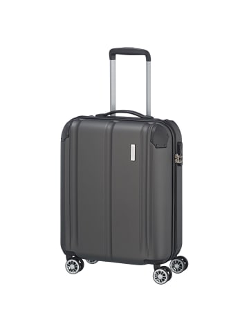 travelite City - 4-Rollen-Kabinentrolley S 55 cm in anthracite