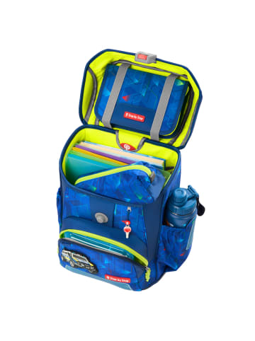 Step by Step Grundschulranzen-Set, CLOUD "Police Truck Charly" 5-teilig in Blau