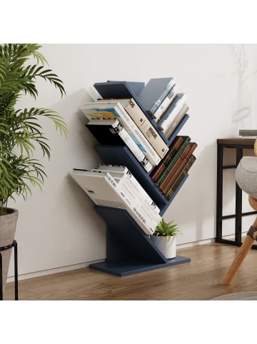 VCM  Holz Aufbewahrung Stand Regal Bücher Nulis L in Anthrazit
