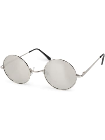 styleBREAKER Sonnenbrille in Silber / Silber verspiegelt