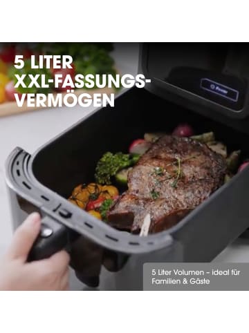 Livington Airfryer Smart MultiFryer in Schwarz