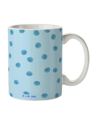 Mr. & Mrs. Panda Tasse Blaue Blaubeeren ohne Spruch in Blau