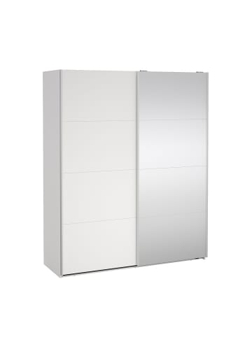 ebuy24 Schiebetürenschrank Bergamo (2-türig) Weiß 179 x 67 cm