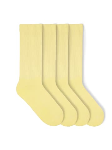 von Jungfeld Tennissocken CASUAL CLASSIC in Light Yellow