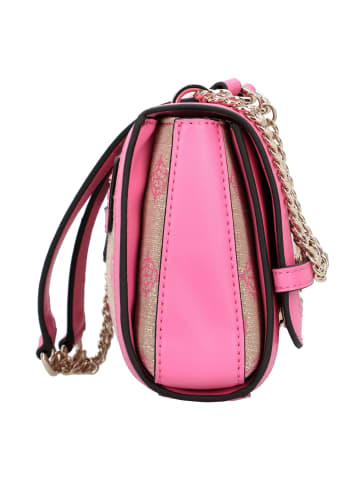 Guess Loralee Schultertasche 27 cm in pink logo