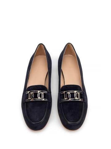 Wittchen Damenschuhe Mokassins Aus Leder Mit Flachem Absatz in Dark blue