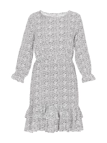 Usha Women Dress in white black