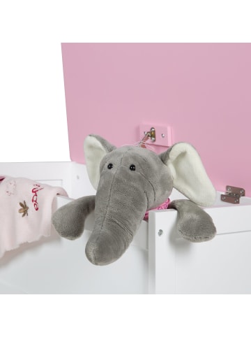 roba Truhenbank Krone – rosa/pink Sitz- & Aufbewahrungstruhe fürs Kinderzimmer