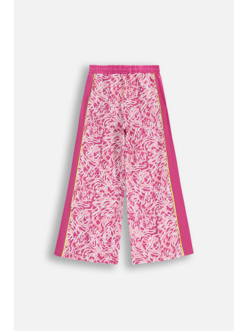 Lemon explore Stoffhose mit weitem Bein in rosa