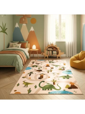 Teppich Boss Kinderteppich Coco 1131, Läufer - Beige