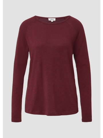 s.Oliver T-Shirt  in  3902_bordeaux