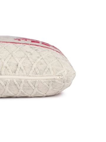 Tom Tailor Zierkissenhülle WEIHNACHTSKISSEN in Beere