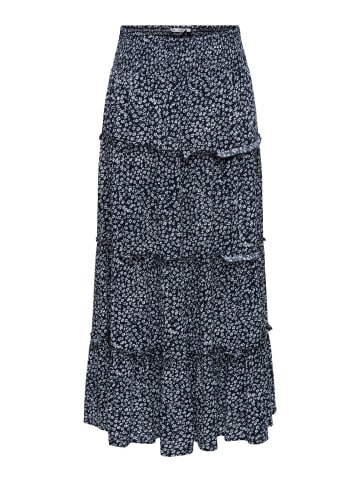 ONLY Rock ONLFERNANDA LIFE LAYRED LONG SKIRT in Blau