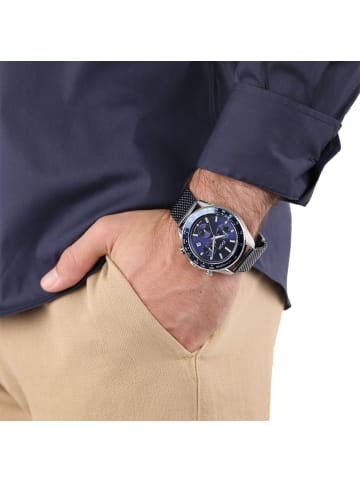 JOOP! Chronograph Edelstahl, IP blau in Blau