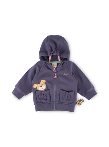 Sigikid Sweatjacke Funny Dog in Dunkelblau