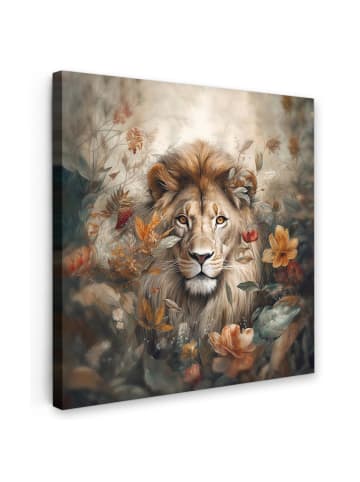MuchoWow Leinwand bilder Löwe