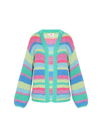 myMo Cardigan in blue multicolor