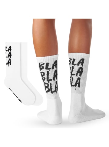 von Jungfeld Tennissocken SMILEY in Blablabla - Pure White