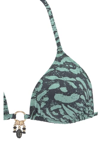 Bruno Banani Triangel-Bikini in jade bedruckt