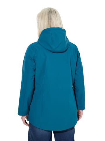 Ulla Popken Softshelljacke in petrol