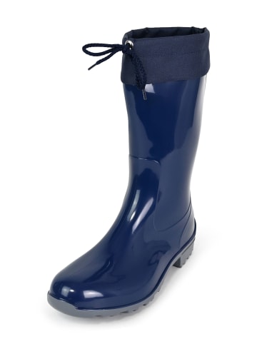 Regenliebe Gummistiefel de Fieselregen Langschaft in blau