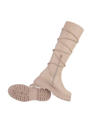 Ital-Design Stiefel in Beige