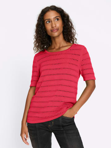 Heine Ajour-Pullover in pink