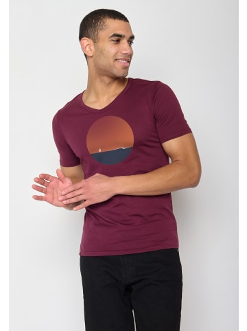 GreenBomb T-Shirt Nature Horizon in Samt Regen