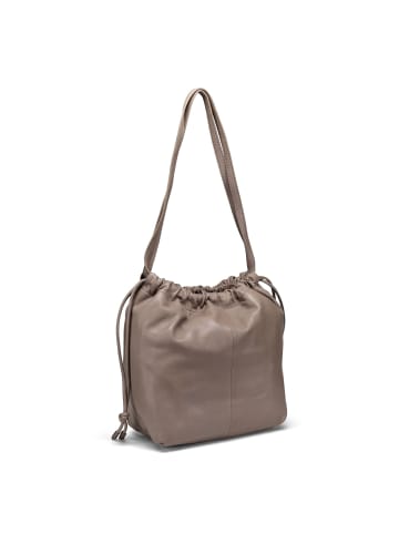 LIEBESKIND BERLIN Lya Schultertasche Leder 27 cm in neutral grey