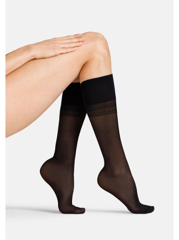 camano Kniestrümpfe 4er Pack black