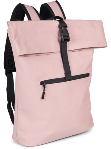 styleBREAKER Wasserfester Rucksack in Rose