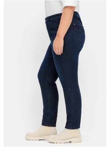 sheego Schmale Jeans in blue black Denim