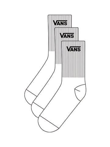 Vans Kinder Socken "Classic Crew" in Weiß