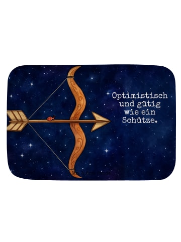 Mr. & Mrs. Panda Badvorleger Sternzeichen Schütze Design mit Spruch in Weiß