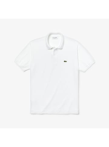 Lacoste Poloshirt halbarm Classic Fit in Weiß