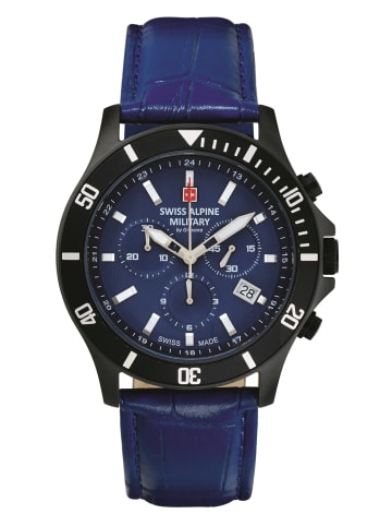 Swiss Alpine Military by Grovana Analoguhr für Herren in blau