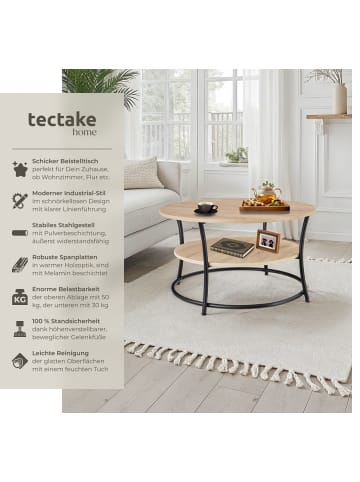 tectake Beistelltisch Cromford 80x46cm
