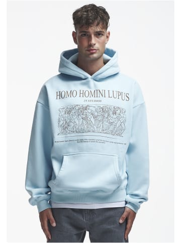 2Y Studios 2Y Studios Herren 2Y Homini Oversize Hoodie in blue