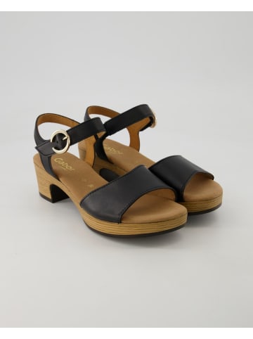 Gabor Comfort Plateau Sandalen in Schwarz