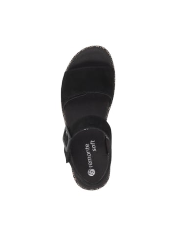 remonte Keilsandale D1N54 in schwarz