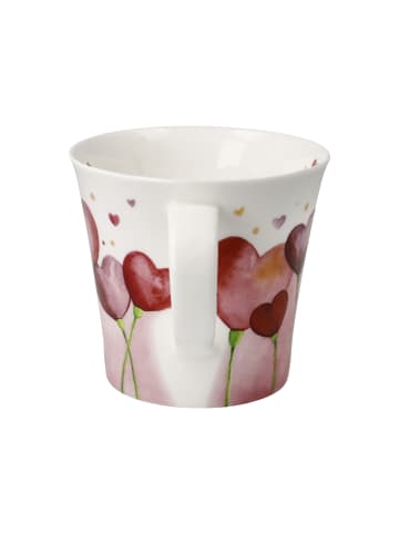 Goebel Coffee-/Tea Mug " Fiore  Love " in Rot