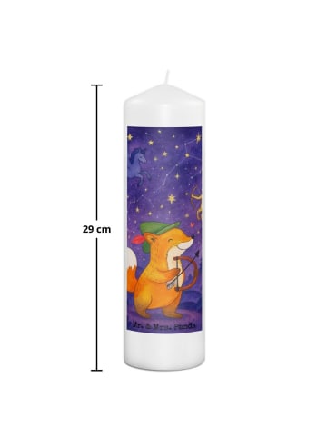 Mr. & Mrs. Panda Kerze Mit Spruch Schütze Astrologie Design ohne... in Weiß