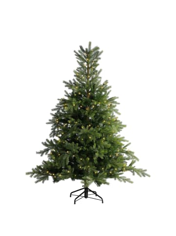 LUMINEO Lichterkette BASIC 120 LED 9 m, schwarzes Kabel in Soft Gold