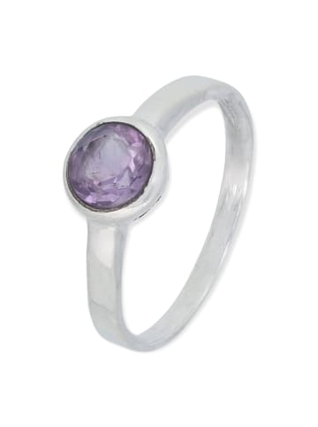 mantraroma 925er Silber - Ringe mit Amethyst facettiert